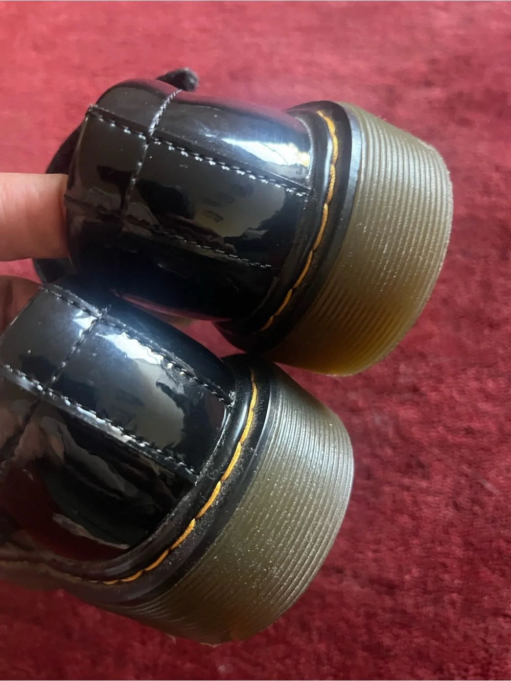 Dr. Martens glossy patent